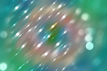 Bokeh light, shimmering blur spot lights on multicolored