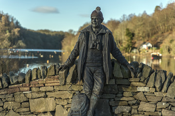 Old man statue at Loch Lomond