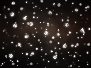 Christmas brown background. The winter background