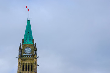 Fototapeta na wymiar Parliament of Canada, Peace Tower
