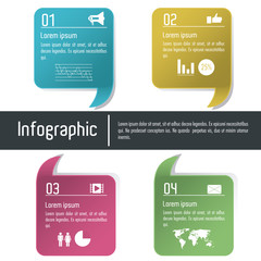 Fototapeta premium Infographic icon design 