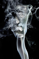 Obraz premium Forms with smoke