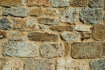 Muro con pietre, muratura restauro, sfondo