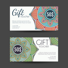 Obraz premium Business card. Vintage decorative elements.