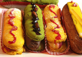 Eclairs aux fruits