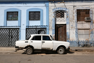 Fototapeta na wymiar Cuba, Cardenas, Oldtimer