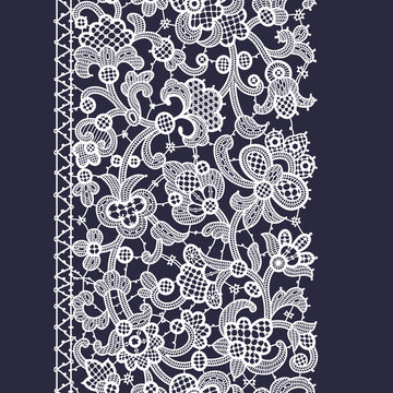 Medieval Lace Seamless Pattern.