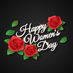 Happy Womens Day. Rose