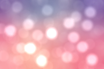 Bokeh light, shimmering blur spot lights on vintage abstract 