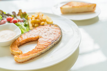 salmon steak