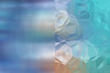 Set of abstract backgrounds blue