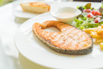 salmon steak