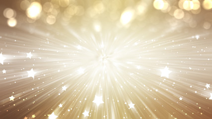 abstract gold background. explosion star.