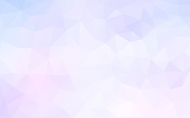 Tender light purple lady abstract background - soft mosaic polygonal illustration