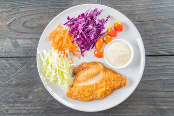 fried fish steak