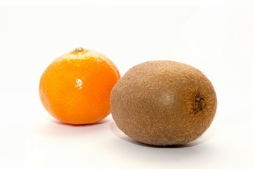 Kiwi and mandarine