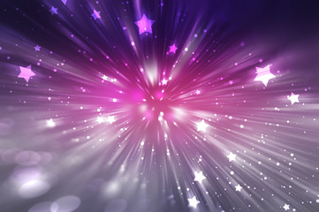 abstract pink background. explosion star.