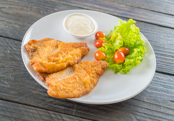 fried fish steak