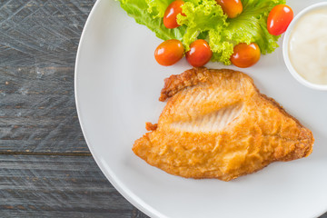 fried fish steak