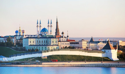 Kazan, Republic of Tatarstan, Russia. View of the Kazan Kremlin