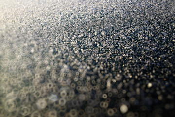 texture of the snow