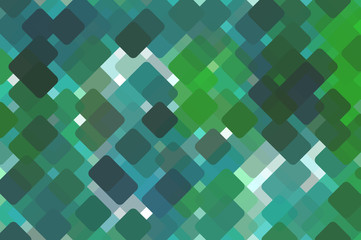 Bokeh light, shimmering blur spot lights on blue and green abstr