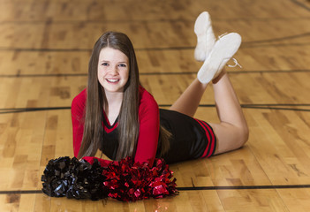 Young Teen Cheerleader Portrait
