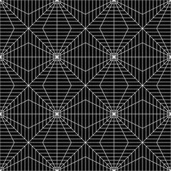 Vector modern seamless geometry pattern squares 3d , black and white abstract geometric background, pillow print, monochrome retro texture, hipster fashion design