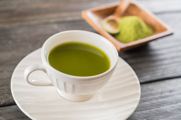 hot matcha