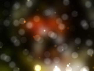 Bokeh light, shimmering blur spot lights on multicolored abstrac