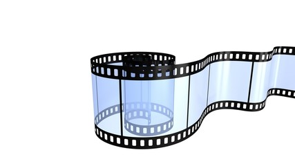 Filmstrip  isolated on white