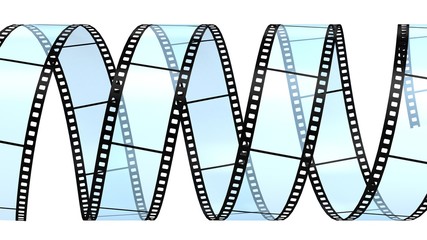 Filmstrip  isolated on white