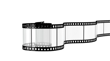 Fototapeta na wymiar Filmstrip isolated on white