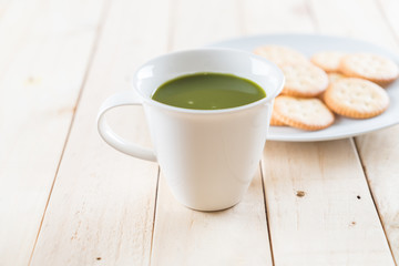 hot matcha