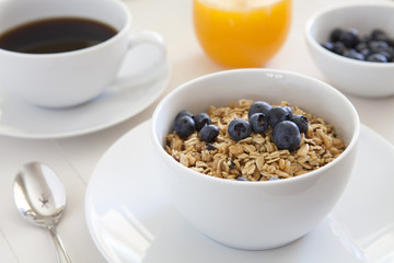 Granola with Blueberries
