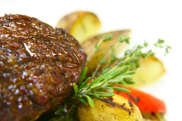 Tasty steak