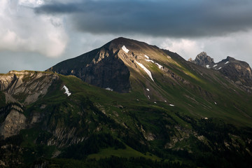Fototapeta premium View of mountain at Interlaken