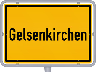 Ortsschild, Gelsenkirchen