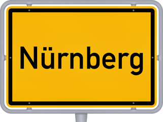 Ortsschild, Nürnberg