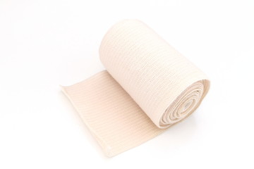 Medical bandage roll isolated
