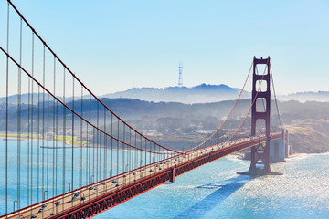 Golden Gate bridge in San Francisco, California, USA