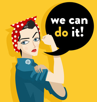 we can do it feminist girl
