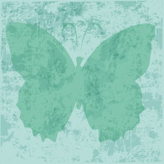 Grüner Schmetterling