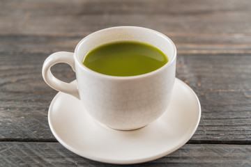 hot matcha