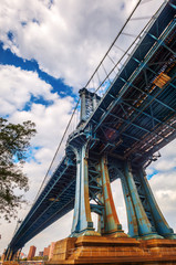 Manhattan Bridge in New York City