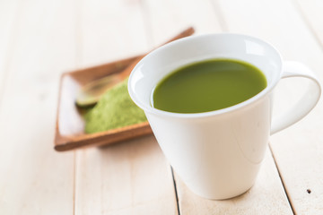 hot matcha