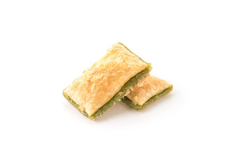 Fototapeta na wymiar mini pie biscuit with kiwi jam