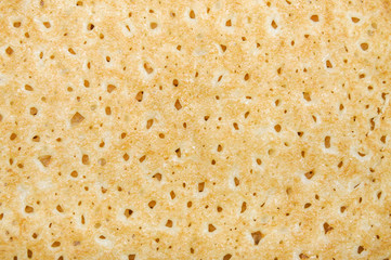 Pancake top view, background