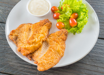 fried fish steak