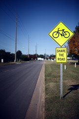 Share the Road Bicycle Bike Sign